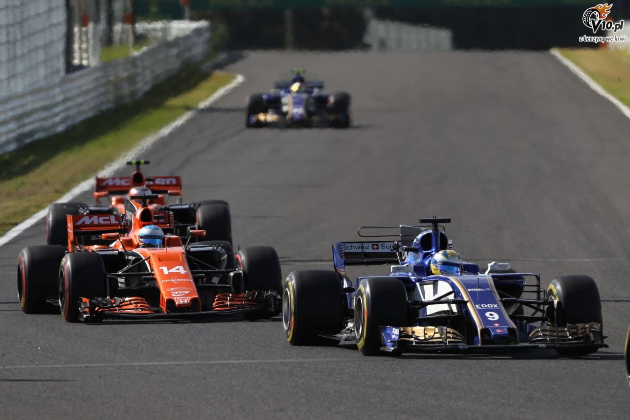 GP Japonii 2017 - wycig