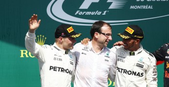Hamilton zadowolony z Bottasa dużo bardziej niż z Rosberga