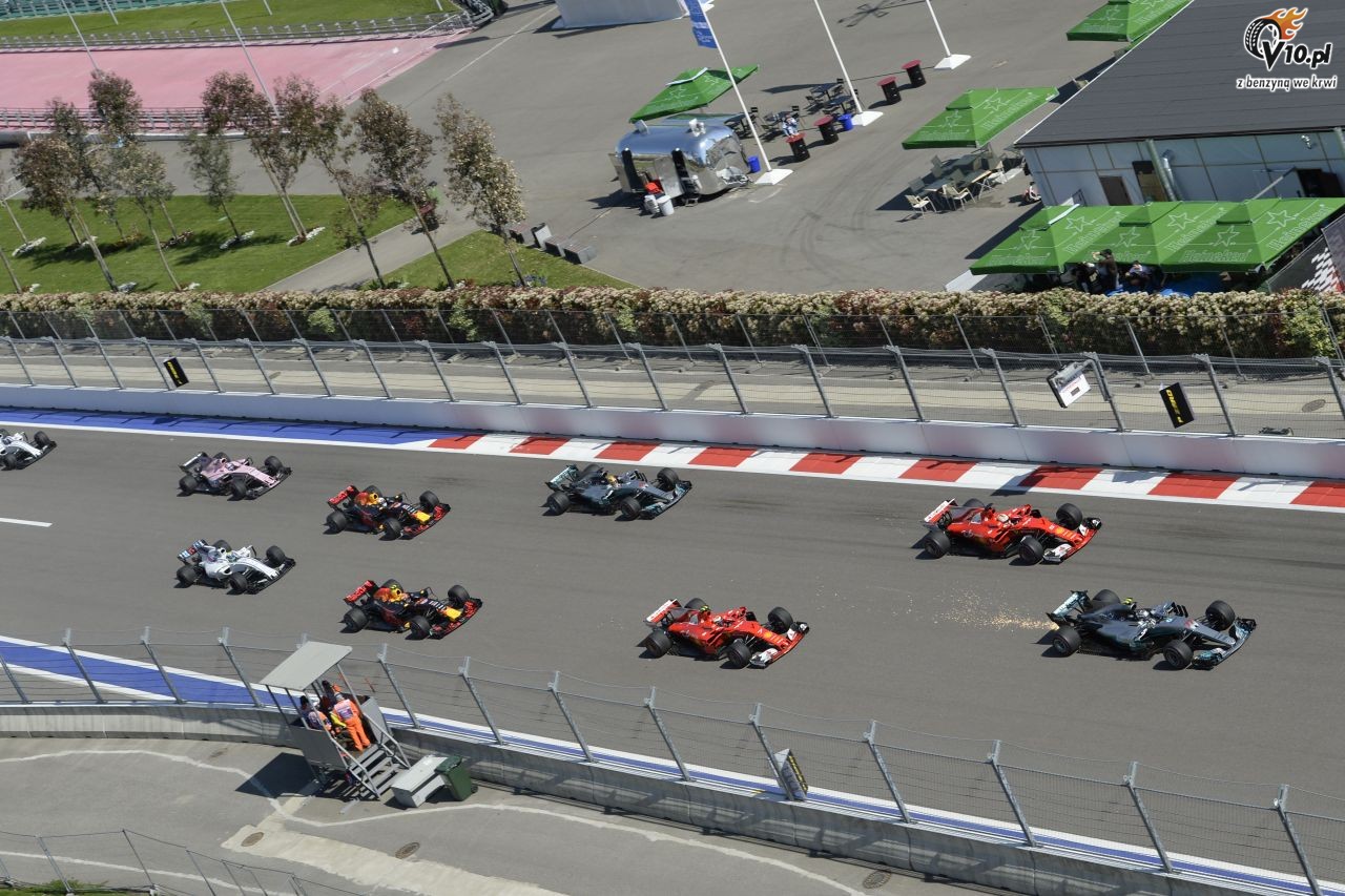 GP Rosji 2017 - wycig
