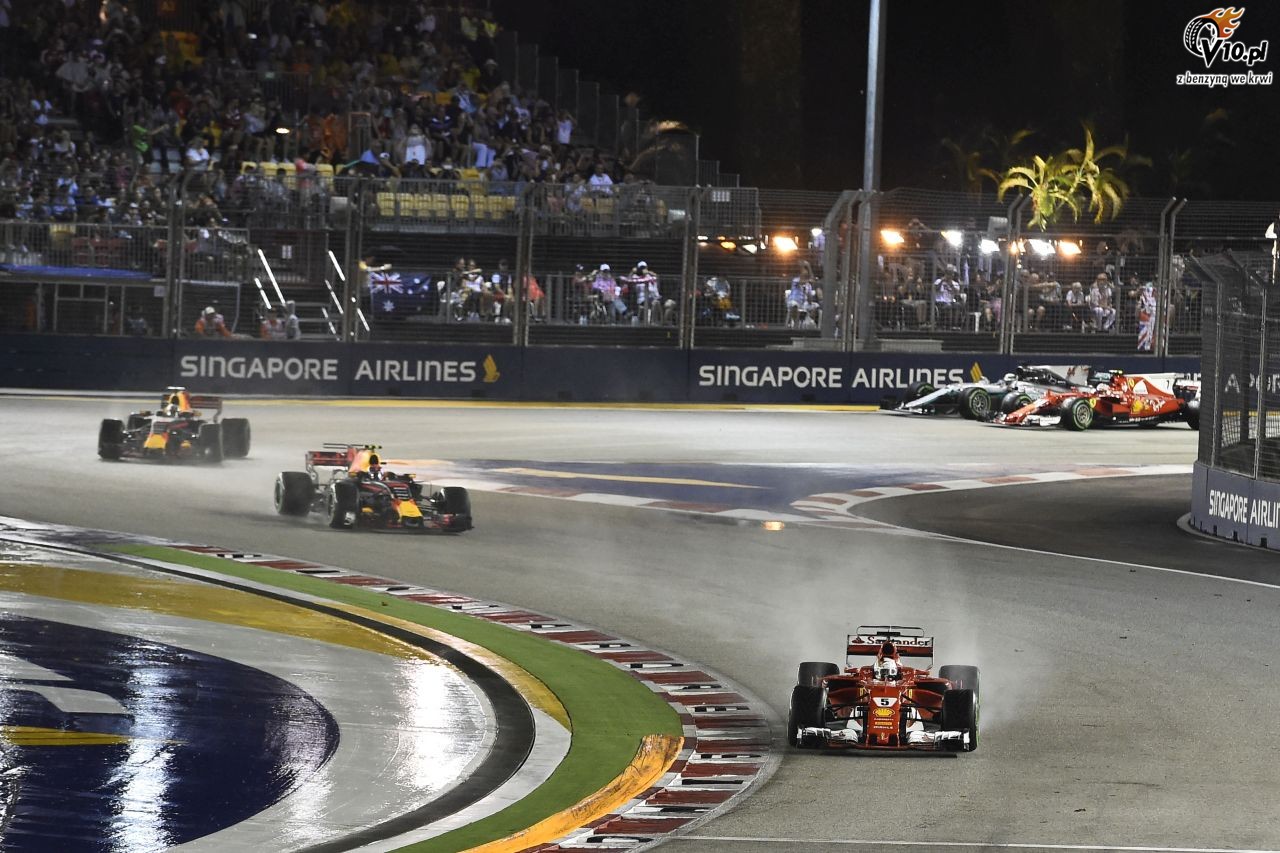 GP Singapuru 2017 - wycig