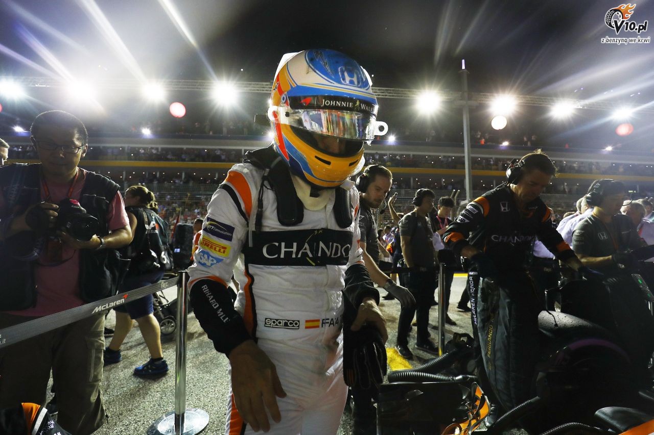 GP Singapuru 2017 - wycig