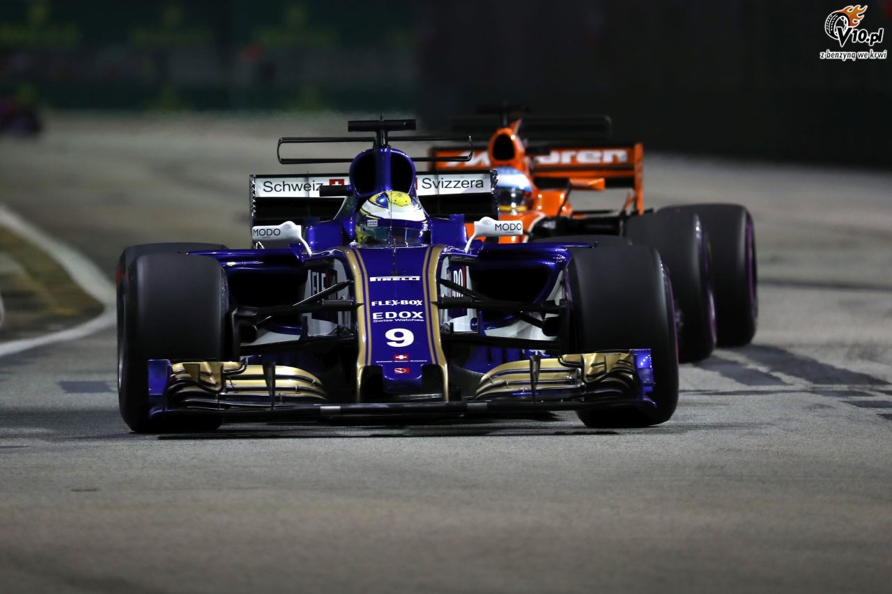 GP Singapuru 2017 - wycig