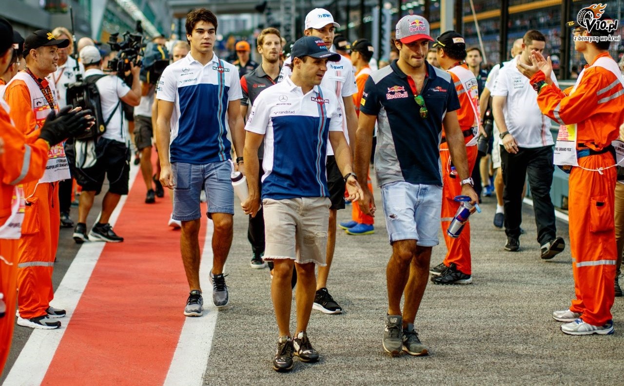 GP Singapuru 2017 - wycig
