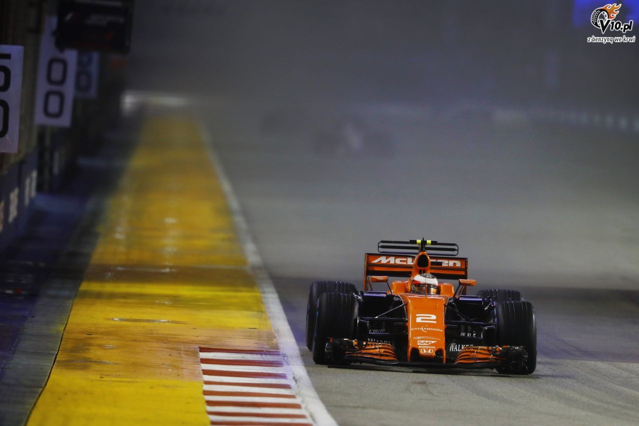 GP Singapuru 2017 - wycig