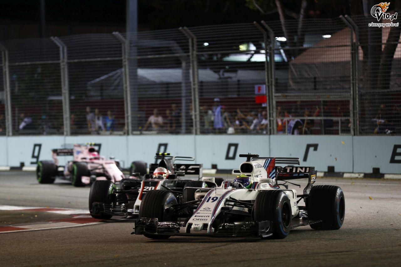 GP Singapuru 2017 - wycig