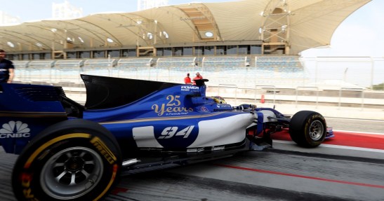 Testy F1 po GP Bahrajnu 2017