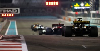 GP Abu Zabi 2018 - ustawienie na starcie wyścigu