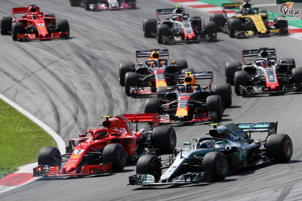 GP Austrii 2018 - wycig