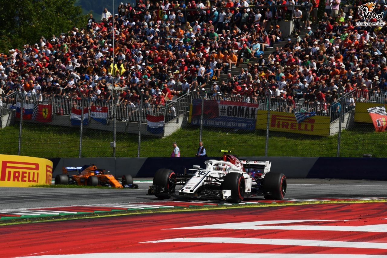 GP Austrii 2018 - wycig