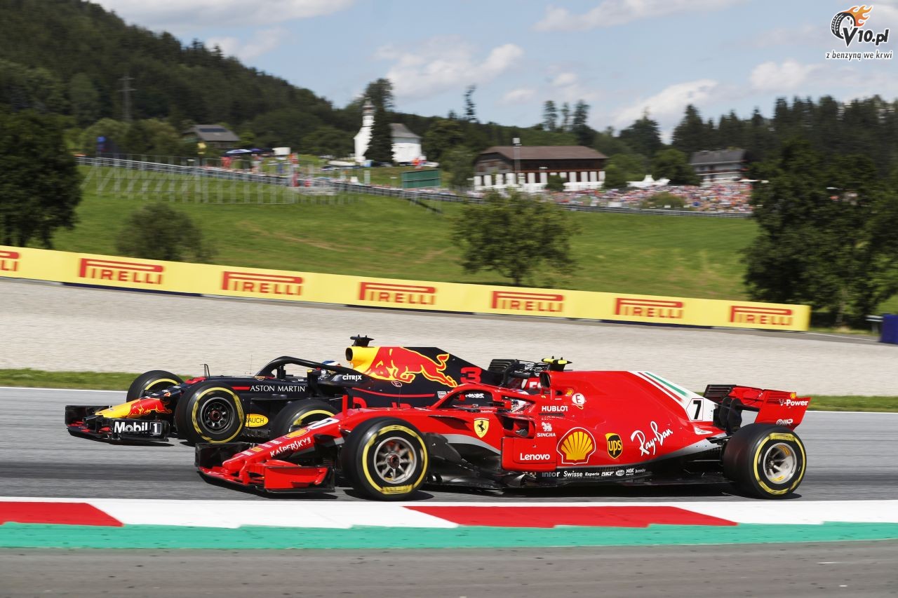 GP Austrii 2018 - wycig