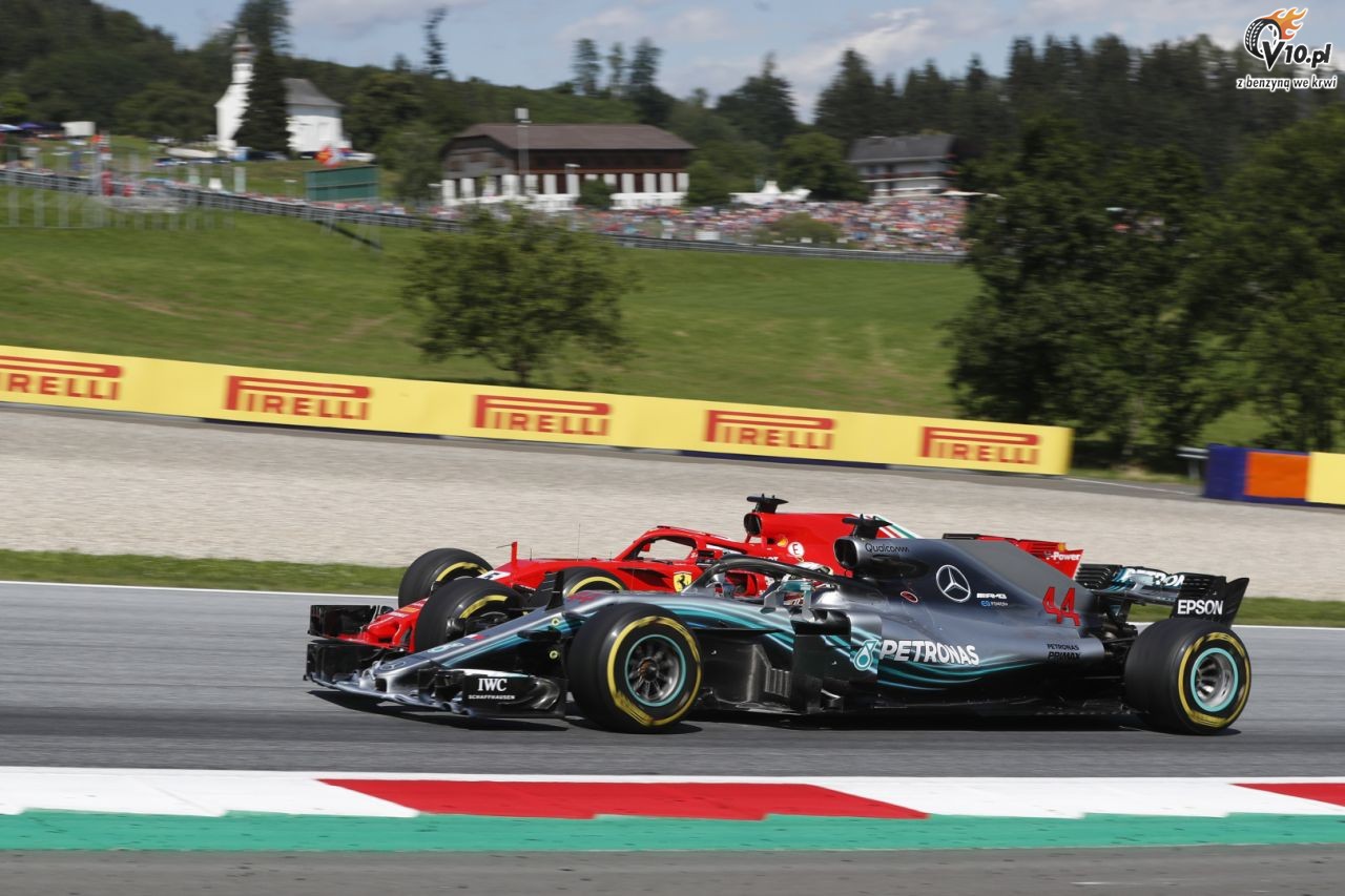 GP Austrii 2018 - wycig