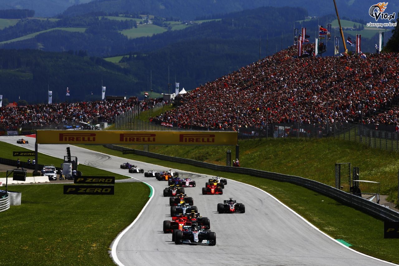 GP Austrii 2018 - wycig