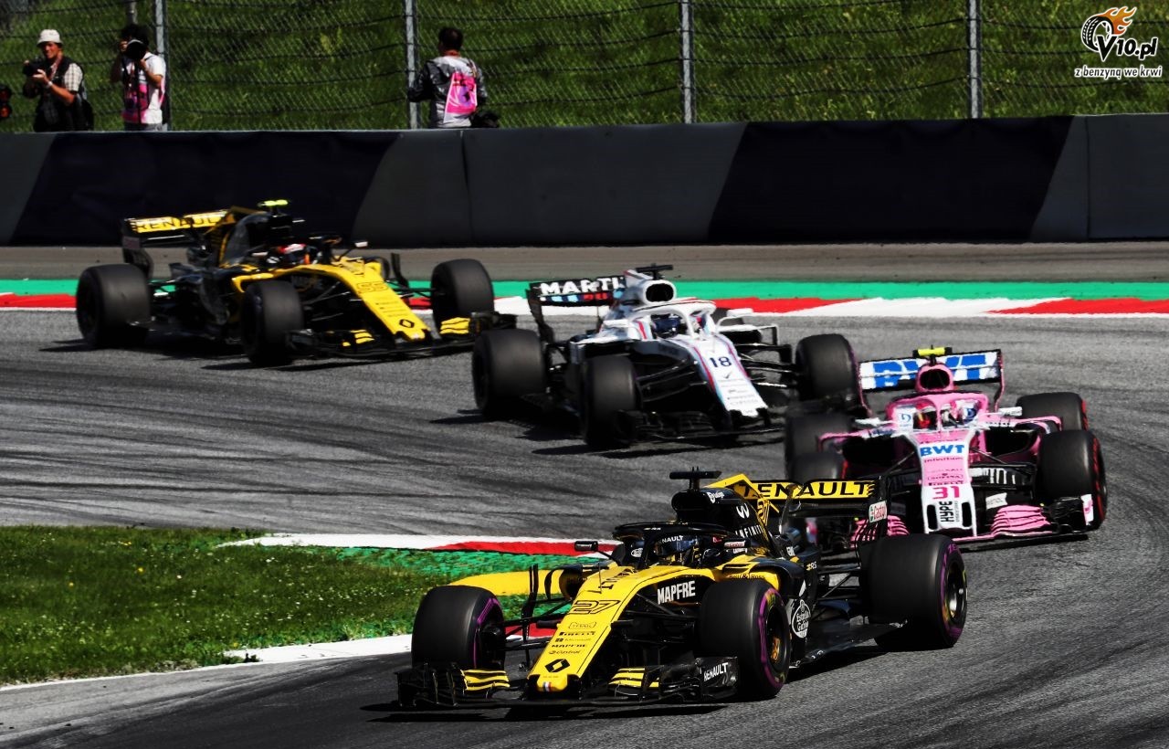 GP Austrii 2018 - wycig