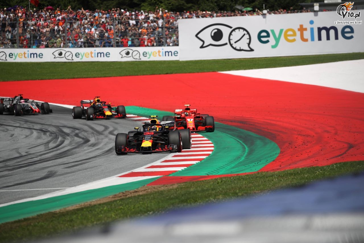 GP Austrii 2018 - wycig