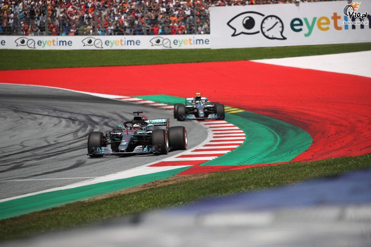 GP Austrii 2018 - wycig