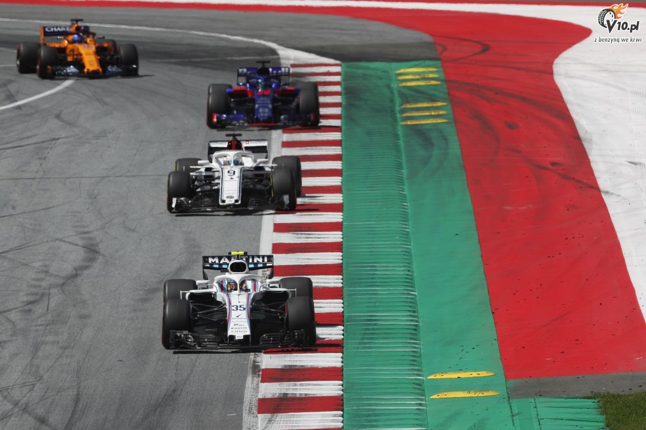GP Austrii 2018 - wycig