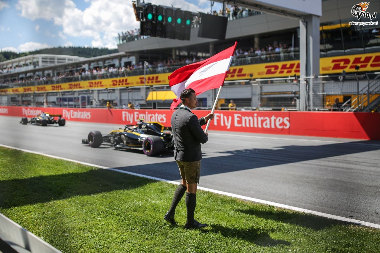 GP Austrii 2018 - wycig
