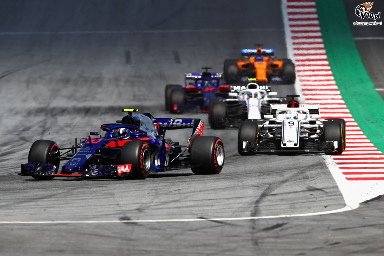 GP Austrii 2018 - wycig