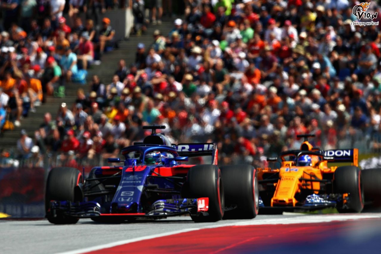 GP Austrii 2018 - wycig