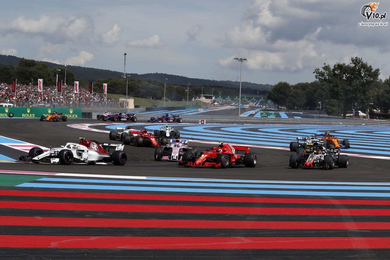 GP Francji 2018 - wycig