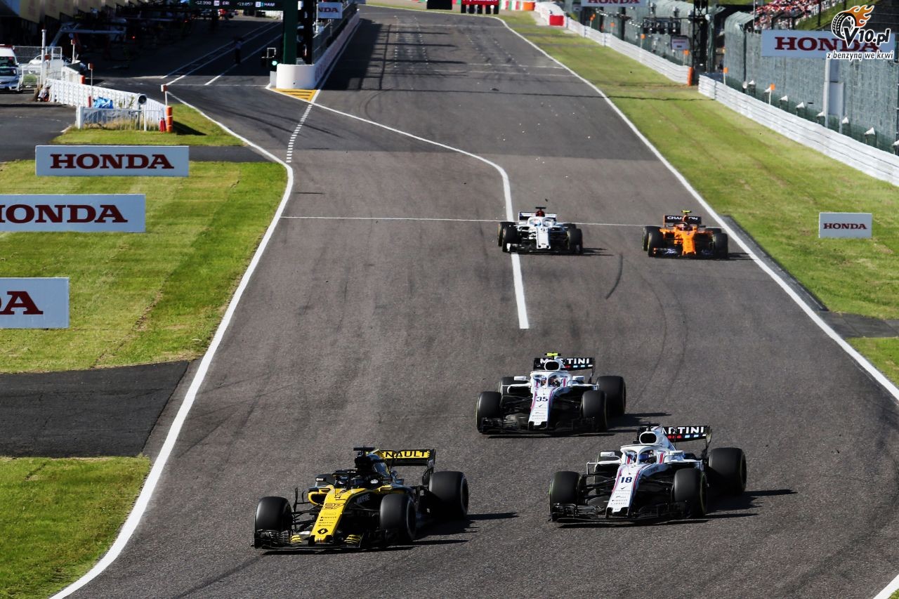 GP Japonii 2018 - wycig