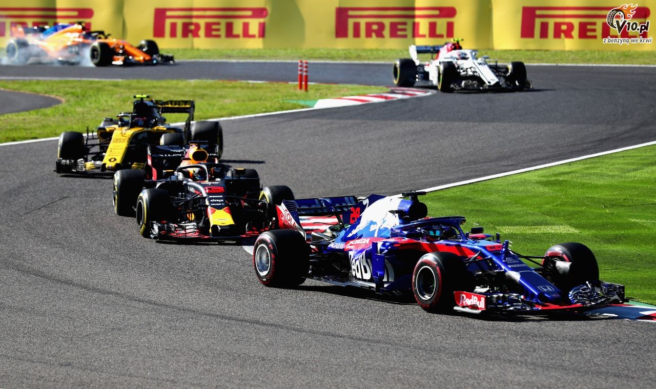 GP Japonii 2018 - wycig