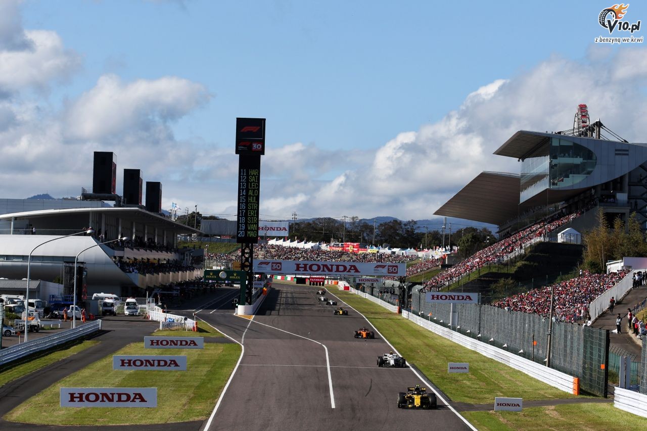 GP Japonii 2018 - wycig