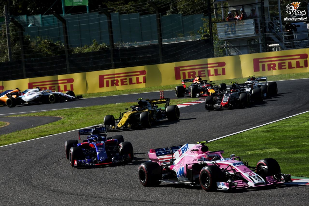 GP Japonii 2018 - wycig