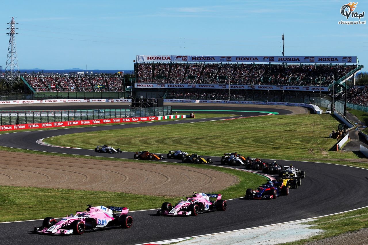 GP Japonii 2018 - wycig