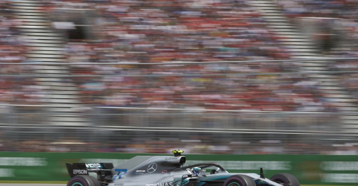 Bottas o mało co nie spadł za Verstappena, bo jechał na oparach