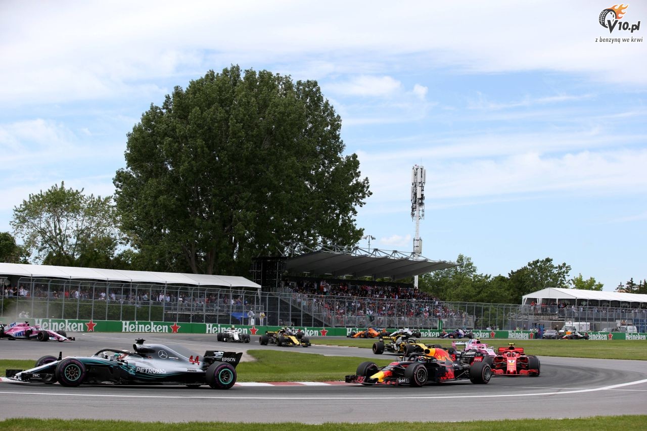 GP Kanady 2018 - wycig