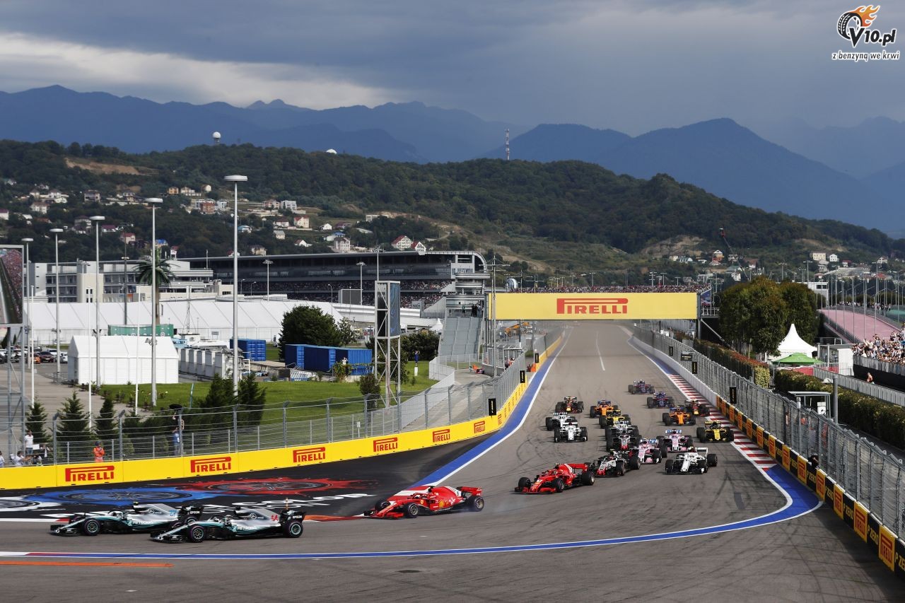 GP Rosji 2018 - wycig