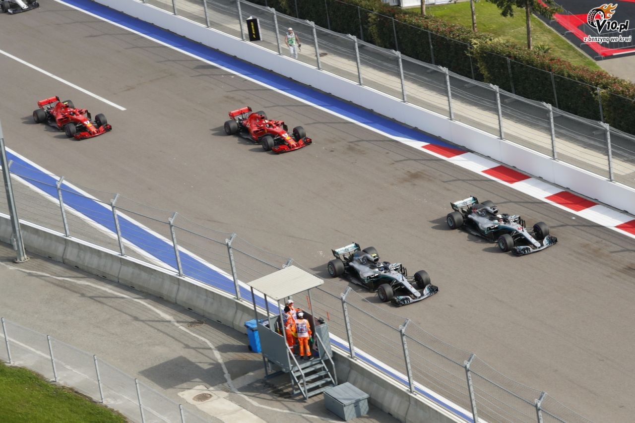 GP Rosji 2018 - wycig