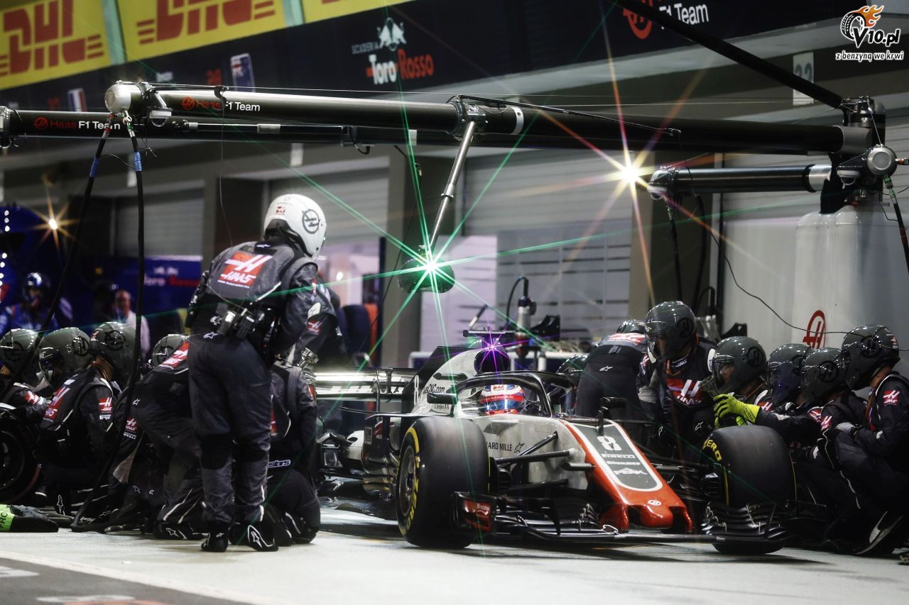 GP Singapuru 2018 - wycig
