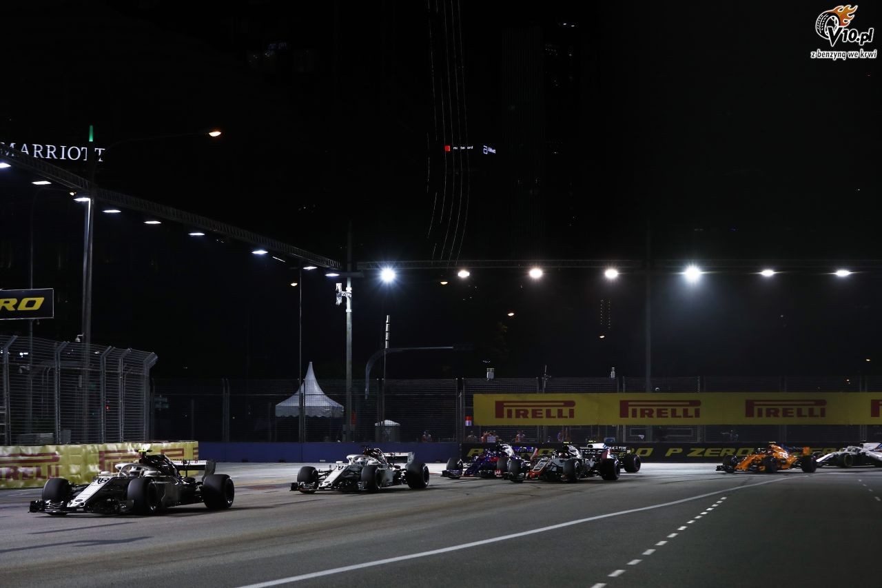 GP Singapuru 2018 - wycig