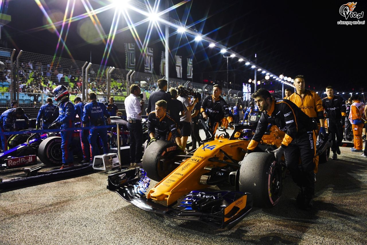 GP Singapuru 2018 - wycig