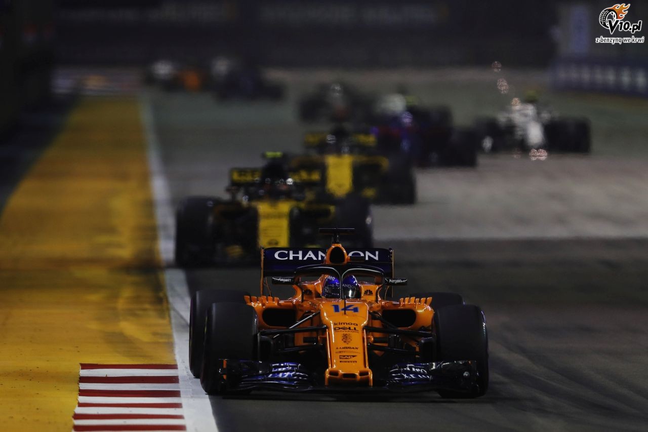 GP Singapuru 2018 - wycig