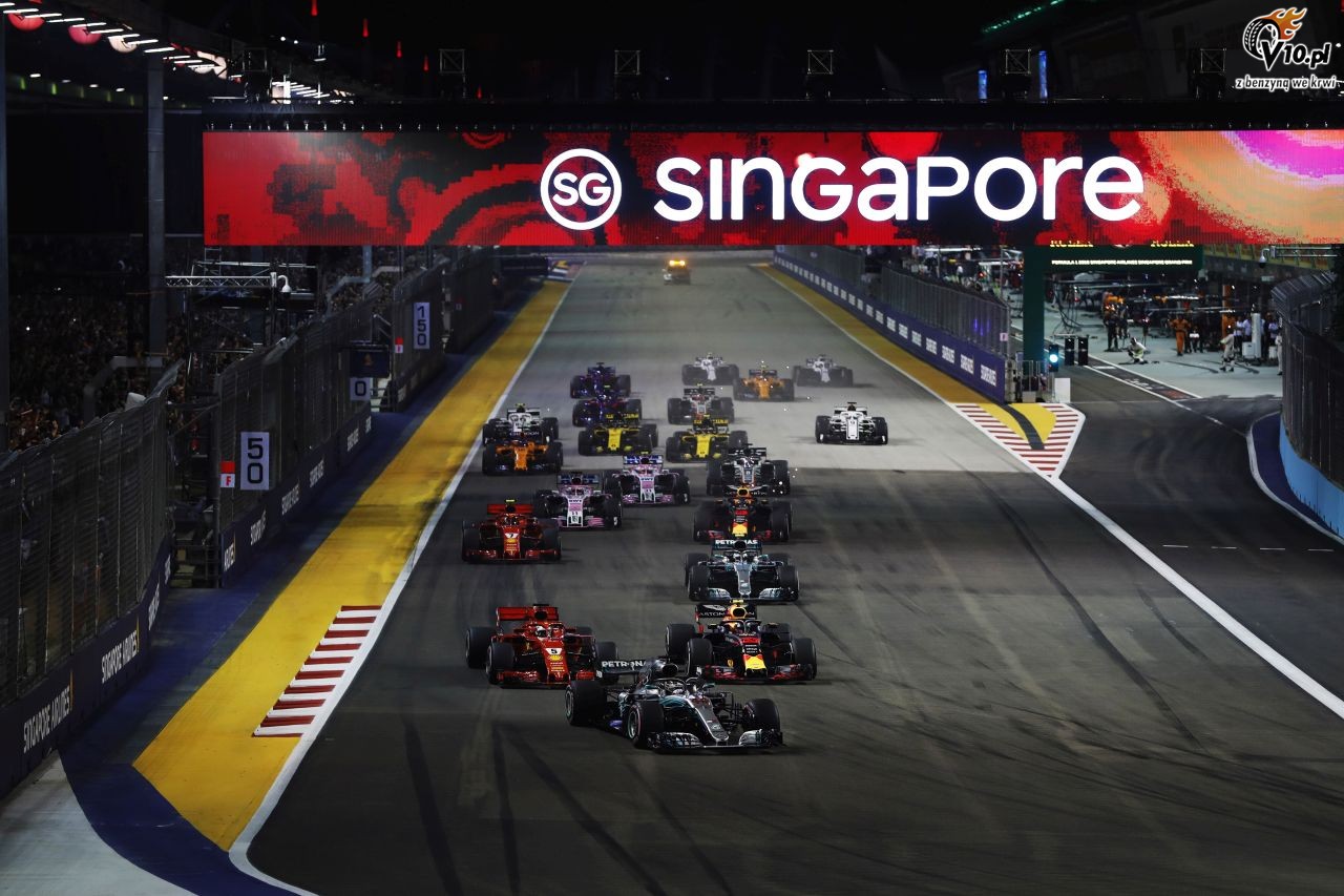 GP Singapuru 2018 - wycig