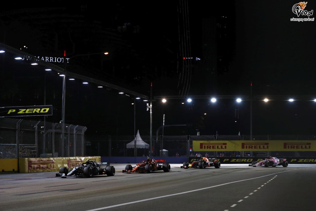 GP Singapuru 2018 - wycig