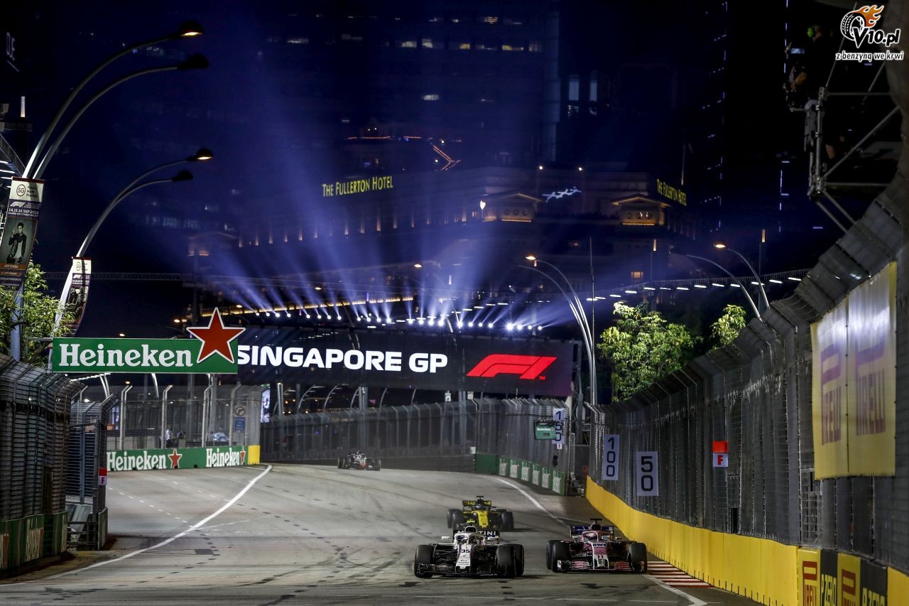 GP Singapuru 2018 - wycig