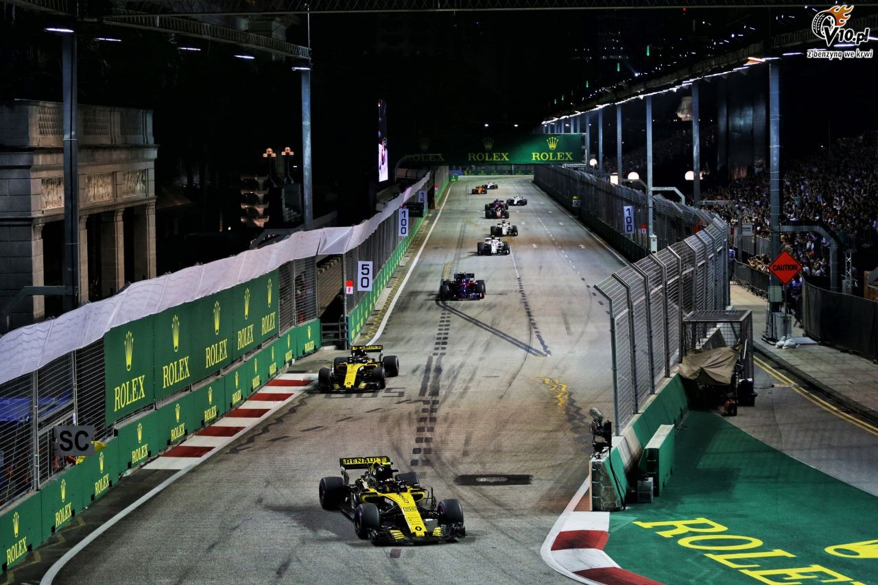 GP Singapuru 2018 - wycig