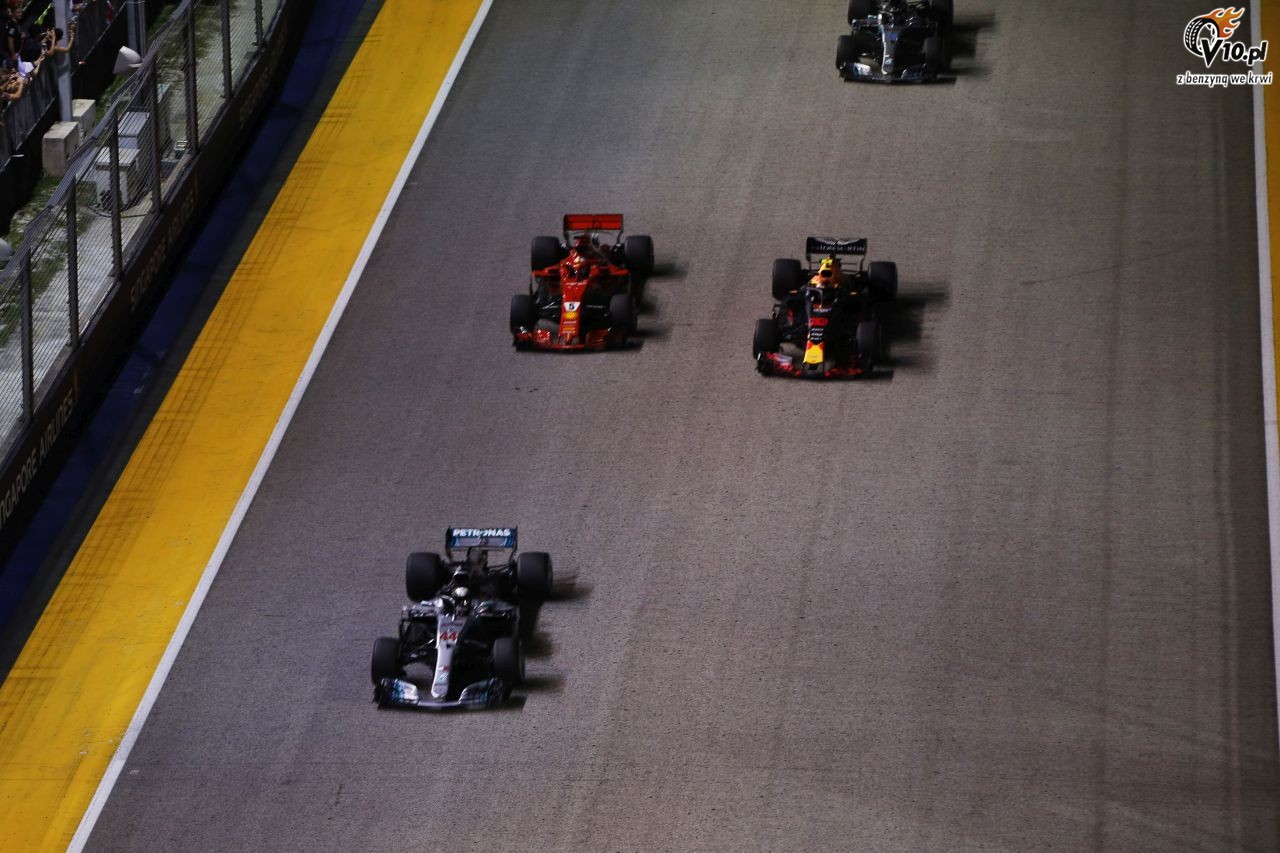 GP Singapuru 2018 - wycig