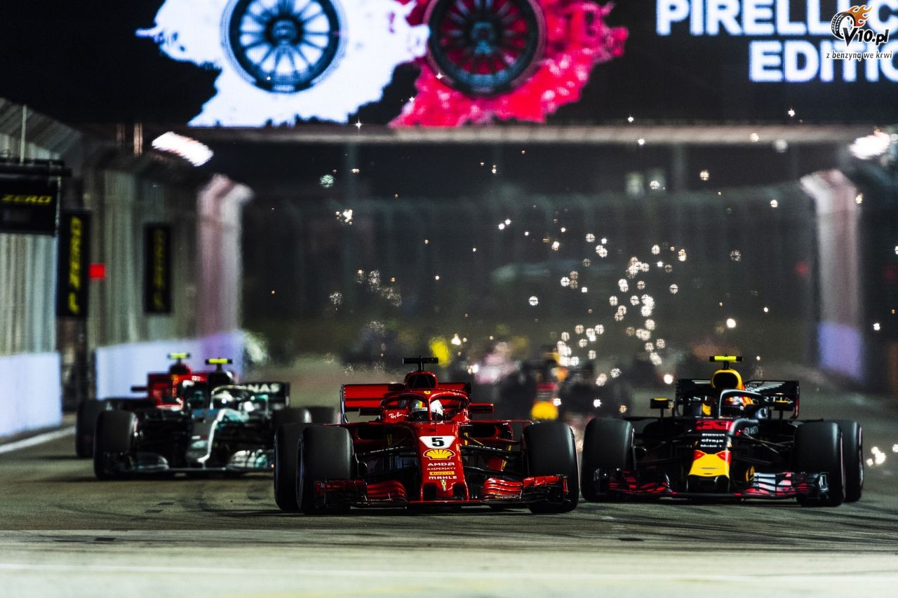 GP Singapuru 2018 - wycig