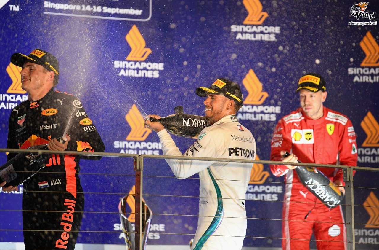GP Singapuru 2018 - wycig