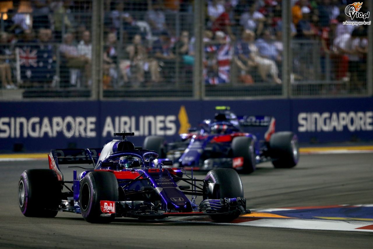 GP Singapuru 2018 - wycig