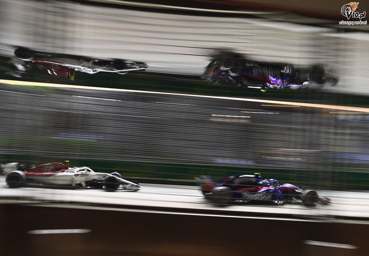 GP Singapuru 2018 - wycig