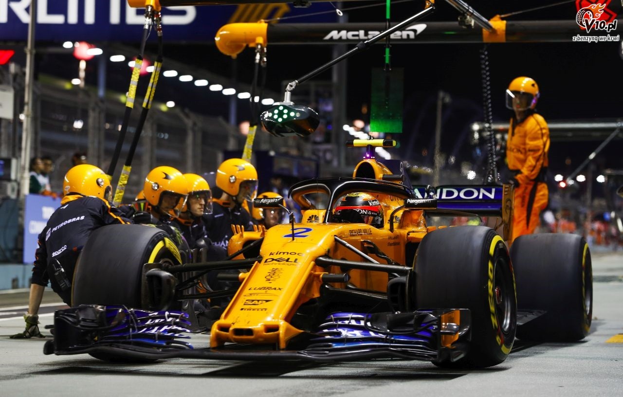 GP Singapuru 2018 - wycig