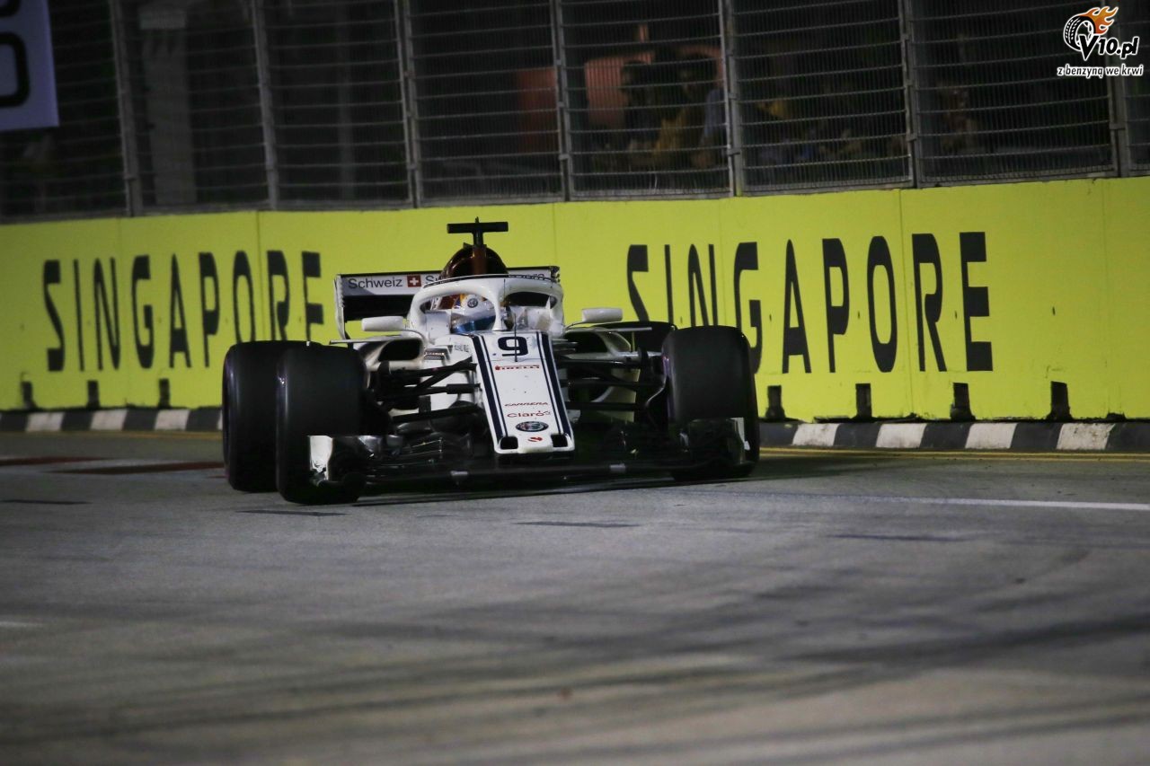 GP Singapuru 2018 - wycig