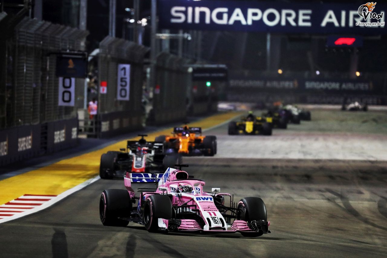 GP Singapuru 2018 - wycig