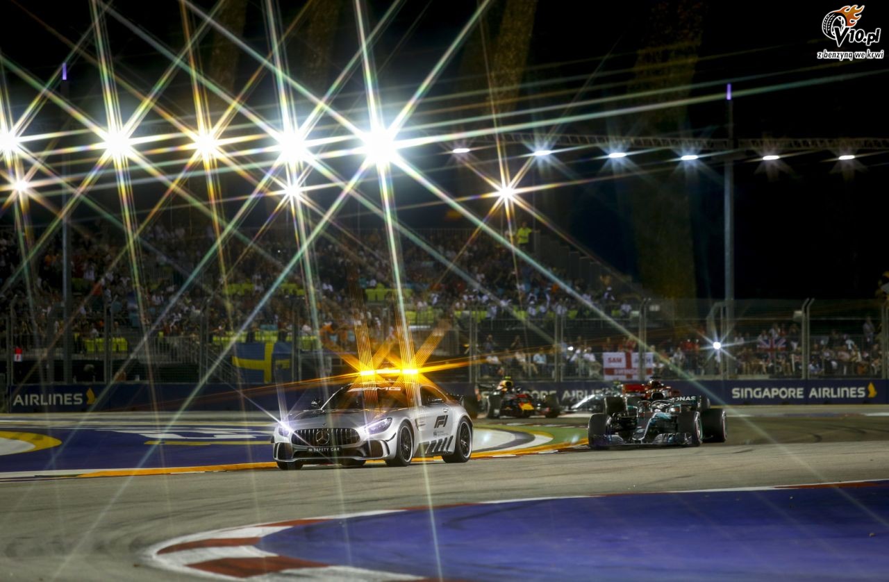 GP Singapuru 2018 - wycig